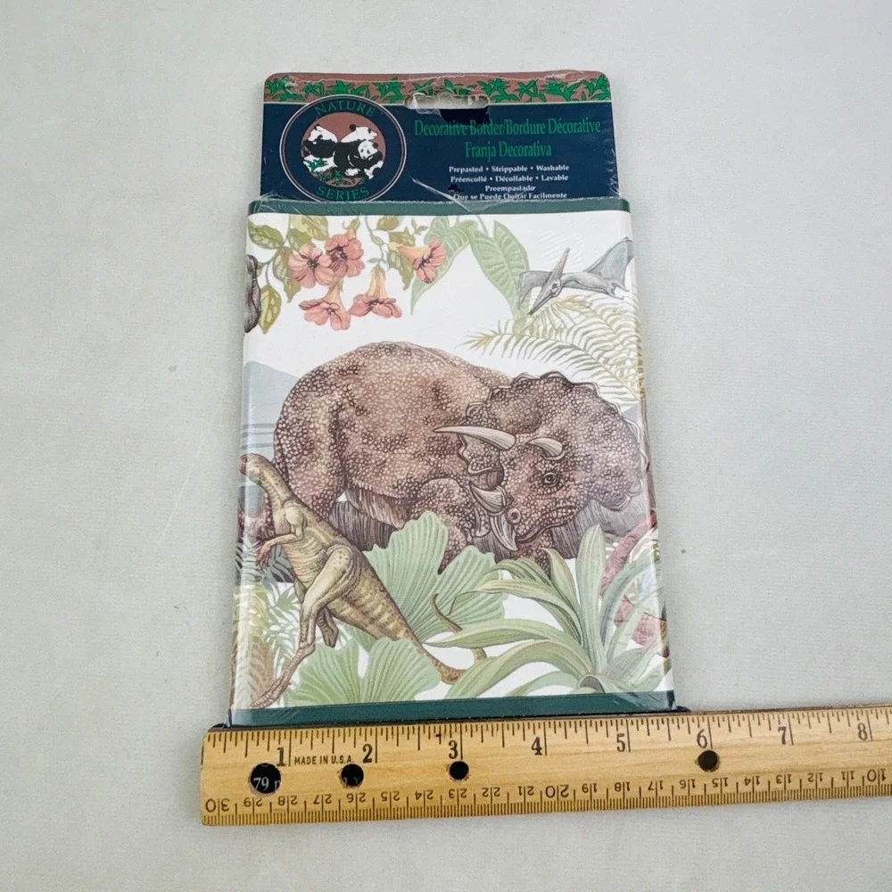 Sunworthy Dinosaur Wallpaper Border Prepasted 5 Yards Nature Series WFP4138